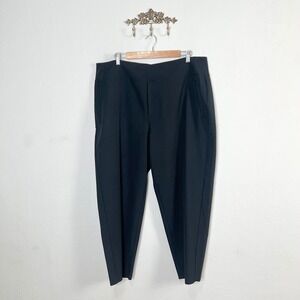 Athleta Black Tapered Dress Pants